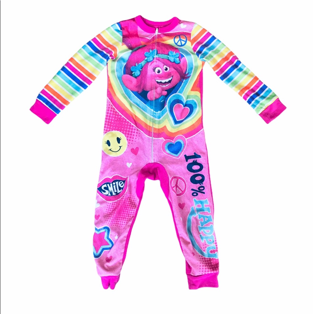 Dream works pink girl trolls pajamas. Size 4/5